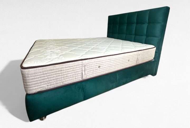 Υφασμάτινο κρεβάτι με αποθηκευτικό χώρο– Έπιπλα Γιαννητσάνης